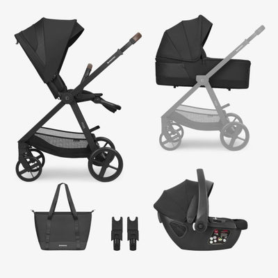 Παιδικό Καρότσι Mia 3 Σε 1 Black KikkaBoo