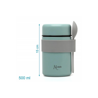 Θερμοδοχείο Φαγητού Με Κουταλάκι 500ml Mint