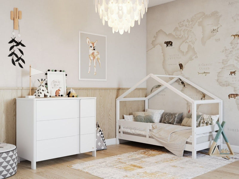Παιδικό Κρεβάτι Montessori Hytte YappyKids Λευκό - 10% Έκπτωση Στο Στρώμα