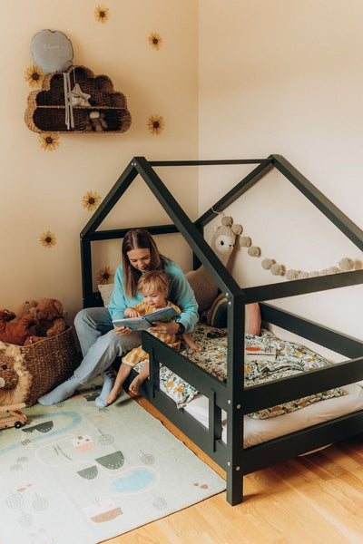 Παιδικό Κρεβάτι Montessori Hytte YappyKids Κυπαρισσί - 10% Έκπτωση Στο Στρώμα