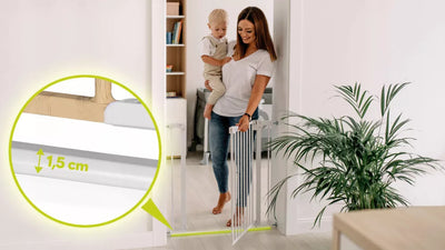 Πόρτα Ασφαλείας Truus Slim White/ Natural Lionelo