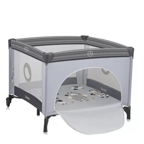 Παρκοκρέβατο Bonnie Gray Stone Lionelo