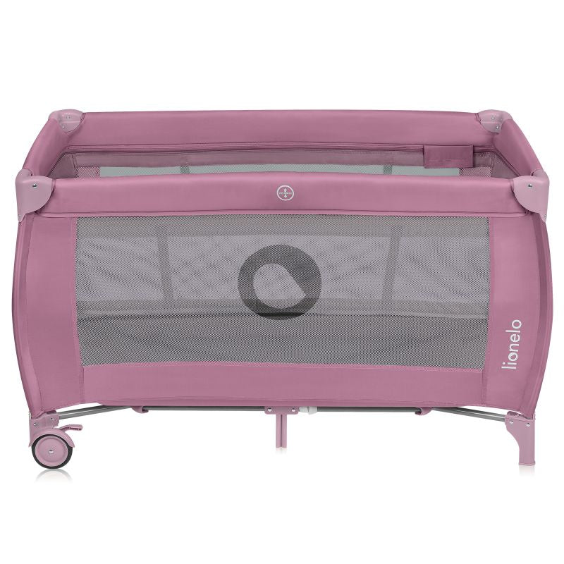 Παρκοκρέβατο Stefi Plus Pink Magnolia Lionelo