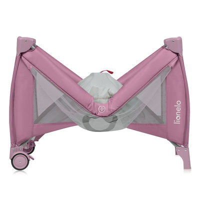 Παρκοκρέβατο Stefi Plus Pink Magnolia Lionelo