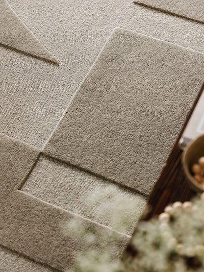 Μάλλινο Χαλί Light Grey