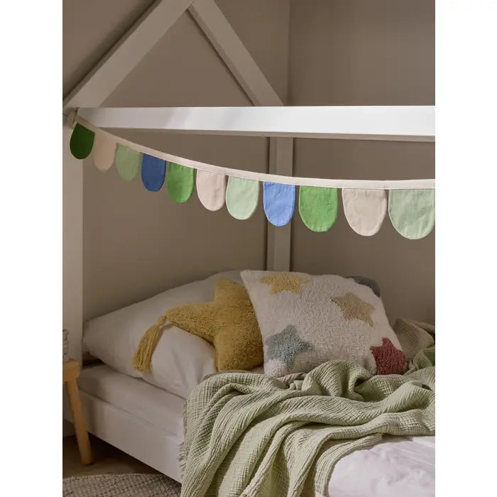 Διακοσμητικά Σημαιάκια για Κρεβάτι Blue/ Green 240cm