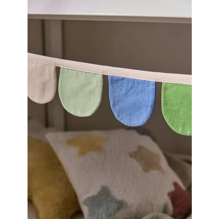 Διακοσμητικά Σημαιάκια για Κρεβάτι Blue/ Green 240cm