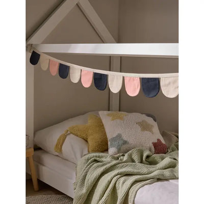 Διακοσμητικά Σημαιάκια για Κρεβάτι Pink/ Black 240cm
