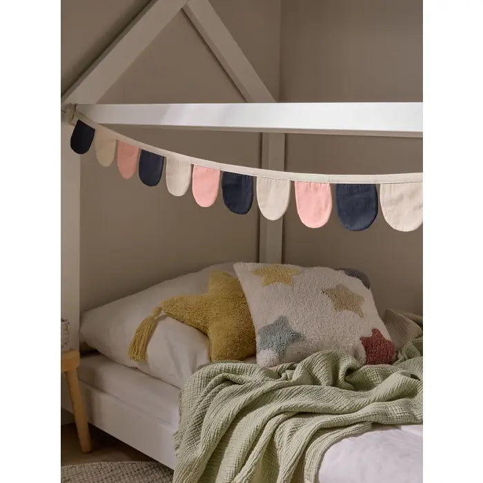 Διακοσμητικά Σημαιάκια για Κρεβάτι Pink/ Black 240cm