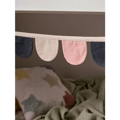 Διακοσμητικά Σημαιάκια για Κρεβάτι Pink/ Black 240cm