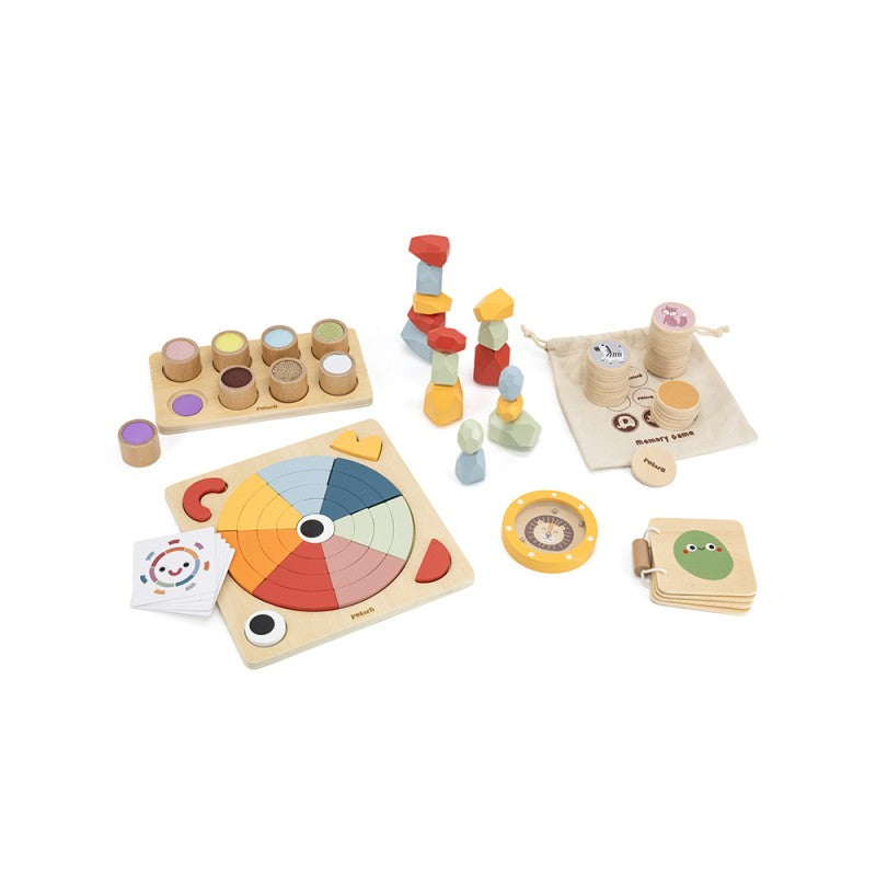 Κουτί Σετ Εκπαιδευτικών Παιχνιδιών Montessori 3+ Ετών