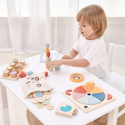 Κουτί Σετ Εκπαιδευτικών Παιχνιδιών Montessori 3+ Ετών