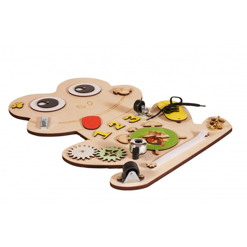 Ξύλινος Εκπαιδευτικός Πίνακας Moni Toys Montessori Frog