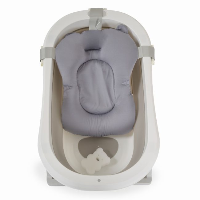 Πτυσσόμενο Βρεφικό Μπανάκι με Μαξιλαράκι Palma Grey