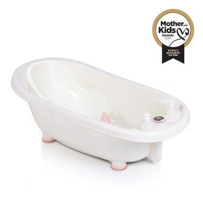 Βρεφική Μπανιέρα Mε Θερμόμετρο Bubble Pink