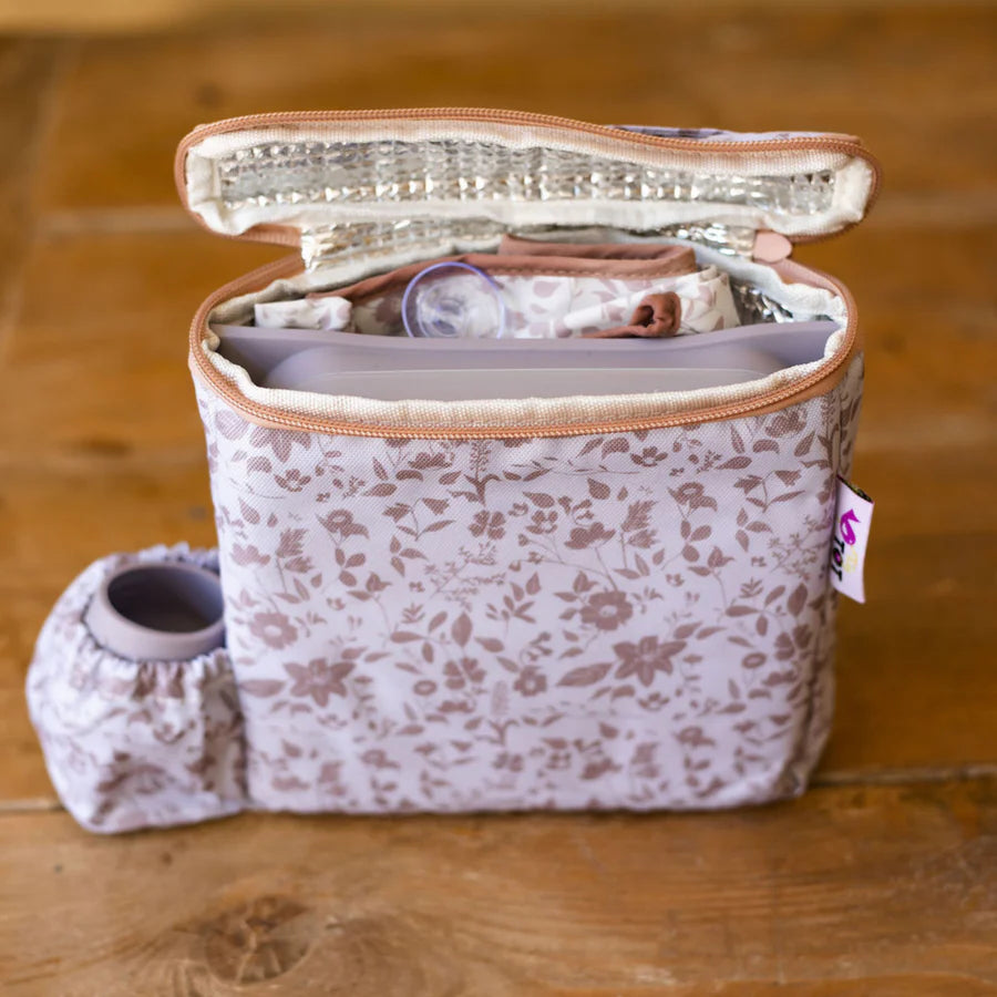 Bundle Fleur De Jardin Rose Cover & Catch με Πιατάκι και Dinky Cup BLW