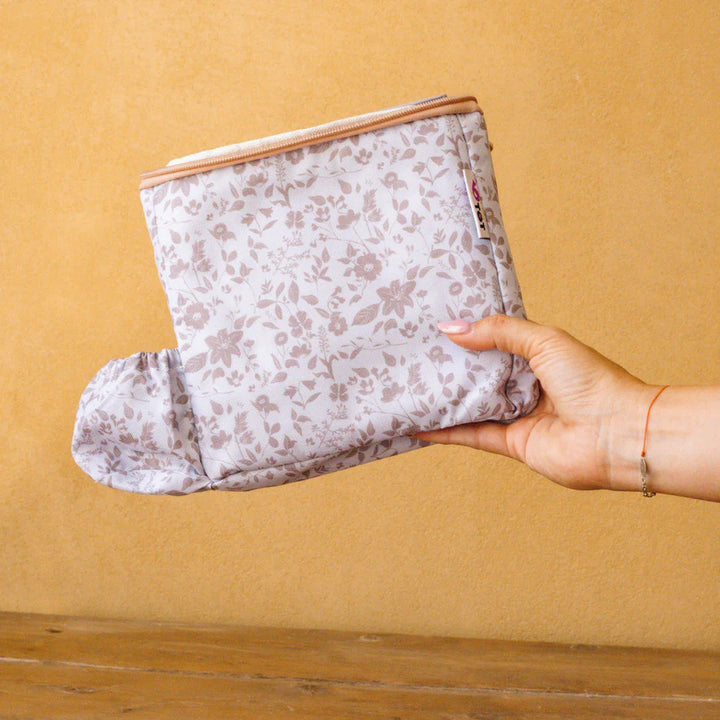 Bundle Fleur De Jardin Rose Cover & Catch με Πιατάκι και Dinky Cup BLW