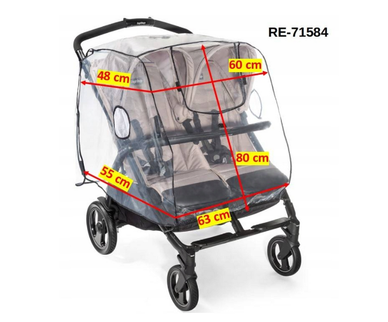 Αδιάβροχο Κάλυμμα Για Καρότσι Διδύμων