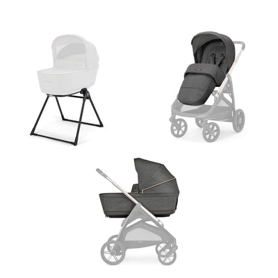 Βρεφικό Καρότσι Aptica Duo Velvet Grey Inglesina 2025