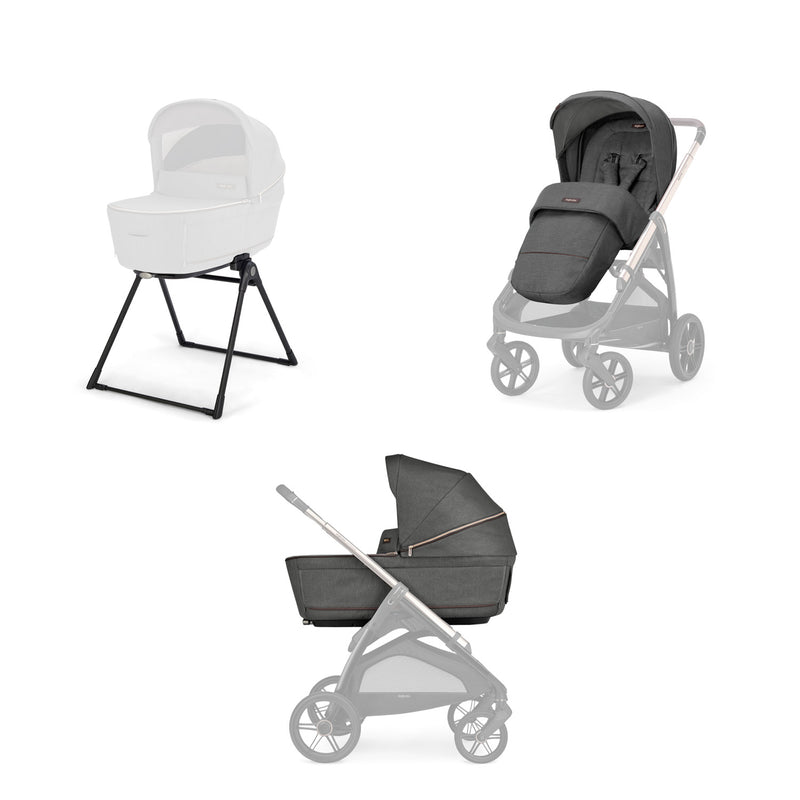 Βρεφικό Καρότσι Aptica Duo Velvet Grey Inglesina 2025