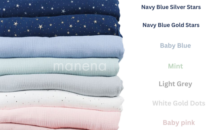 Κουρτίνα Κρεβατιού - Canopy Navy Blue Gold Stars 400cm