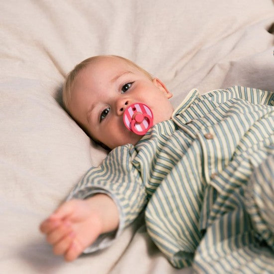 Πιπίλα Studio Colour Latex Baby Pink / Coral 6+m 2τμχ