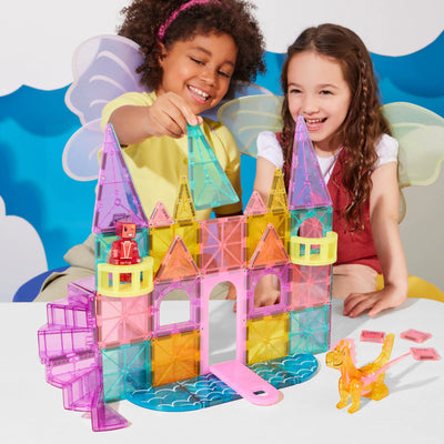 Μαγνητικό Παιχνίδι 48 Κομματιών Castle DLX Magna Tiles
