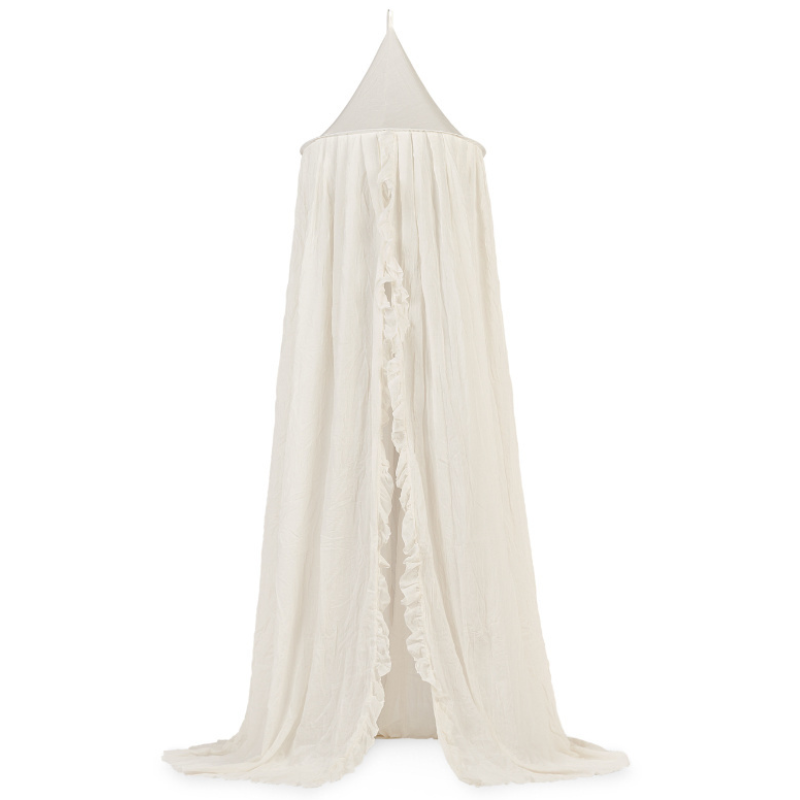 Κουνουπιέρα Canopy Ruffle Ivory