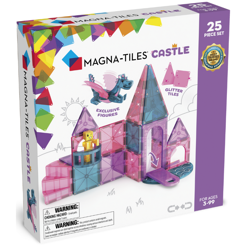 Μαγνητικό Παιχνίδι 25 Κομματιών Castle Magna Tiles