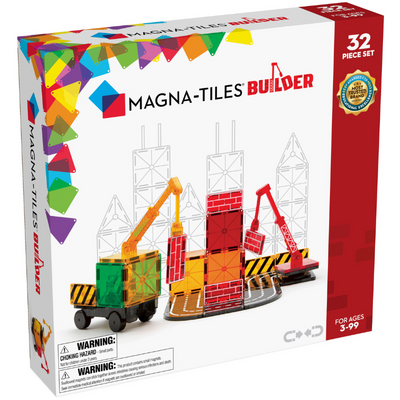 Μαγνητικό Παιχνίδι 32 Κομματιών Builder Magna Tiles