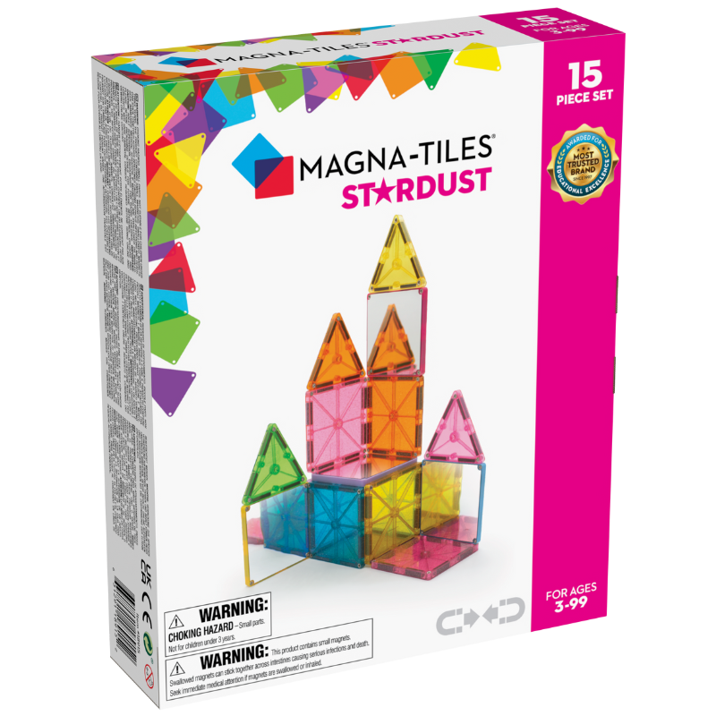 Μαγνητικό Παιχνίδι 15 Κομματιών Stardust Magna Tiles