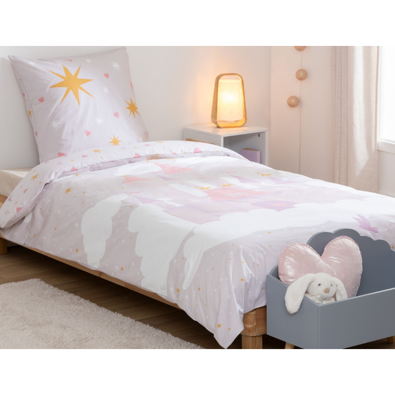 Σετ Μονή Παπλωματοθήκη & Μαξιλαροθήκη Castle 140x200cm