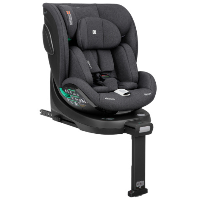 Κάθισμα Aυτοκινήτου i-Twist 360° Dark Grey i-Size 40-150cm KikkaBoo