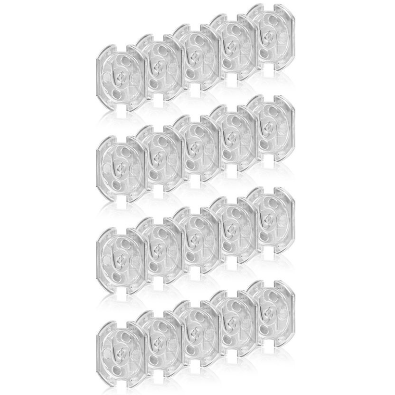 Αυτοκόλλητο Κάλυμμα Πρίζας Διάφανο 20τμχ