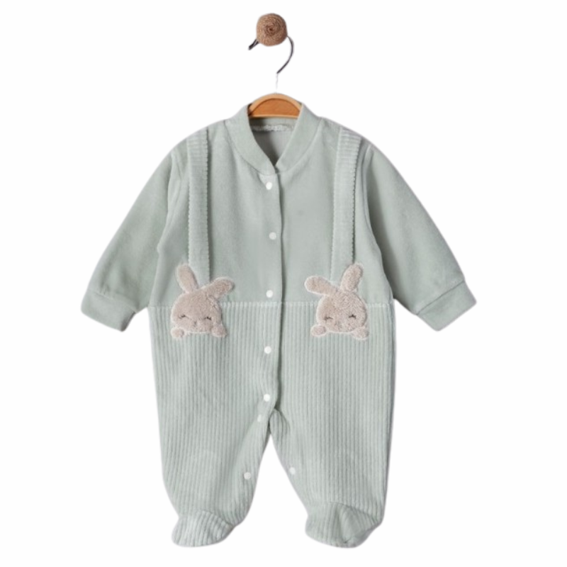 Βρεφικό Φορμάκι Cute Bunnies Mint