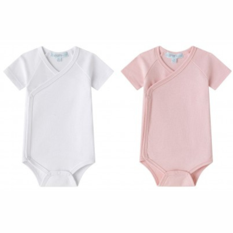 Σετ Βρεφικά Φορμάκια Light Pink/ White