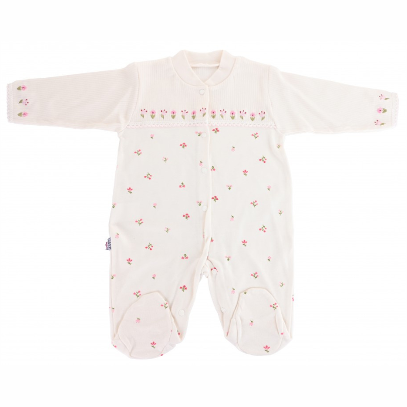 Βρεφικό Φορμάκι Little Flowers White