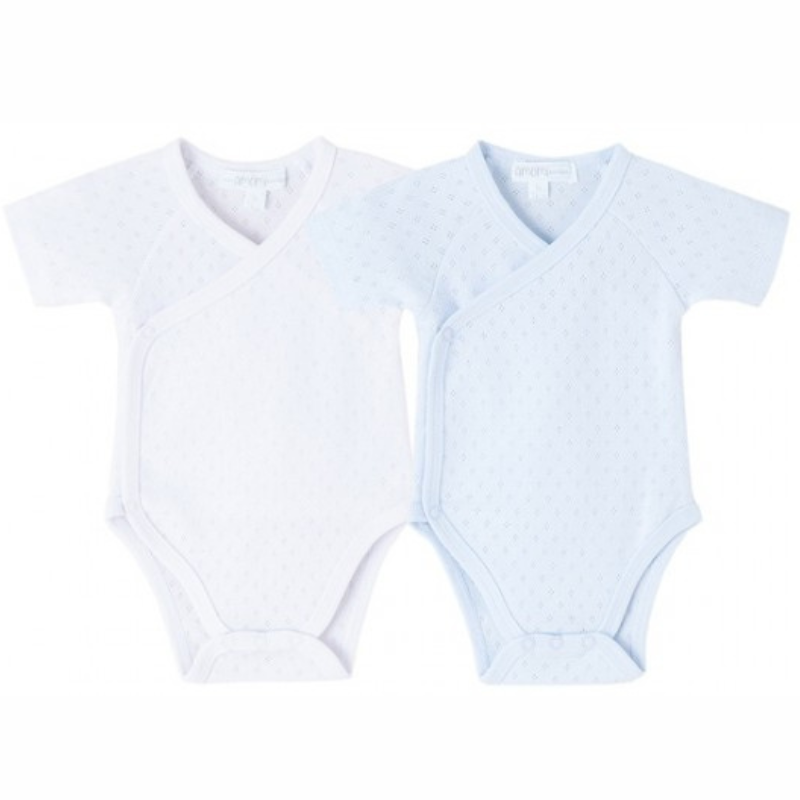 Σετ Βρεφικά Φορμάκια Light Blue/ White