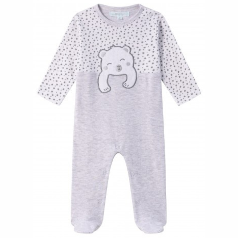 Βρεφικό Φορμάκι Sweet Bear Grey