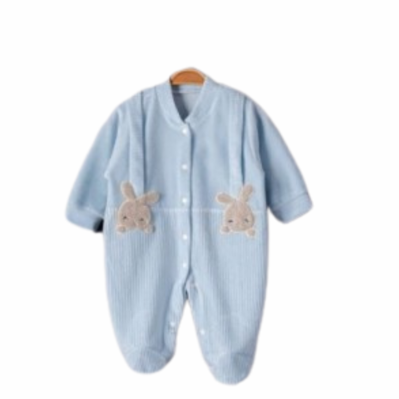 Βρεφικό Φορμάκι Cute Bunnies Light Blue