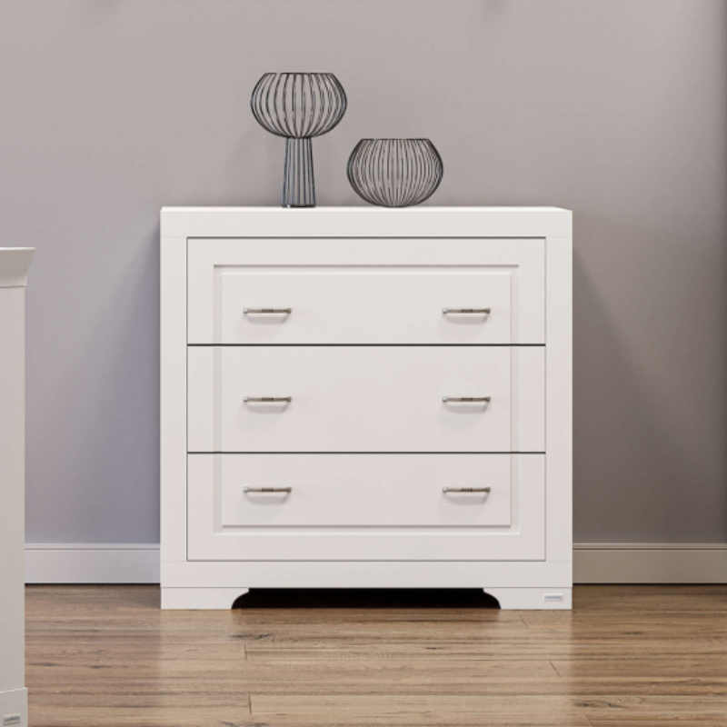 Βρεφική Συρταριέρα Με 3 Συρτάρια York White