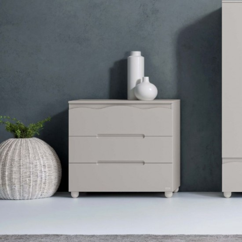 Βρεφική Συρταριέρα Με 3 Συρτάρια Winnie Cappuccino