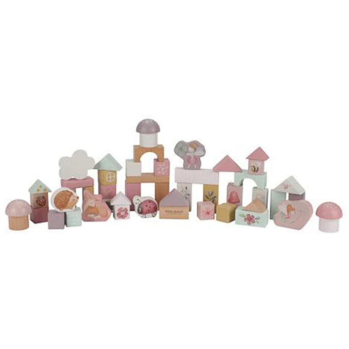Σετ Ξύλινα Τουβλάκια Fairy Garden Little Dutch