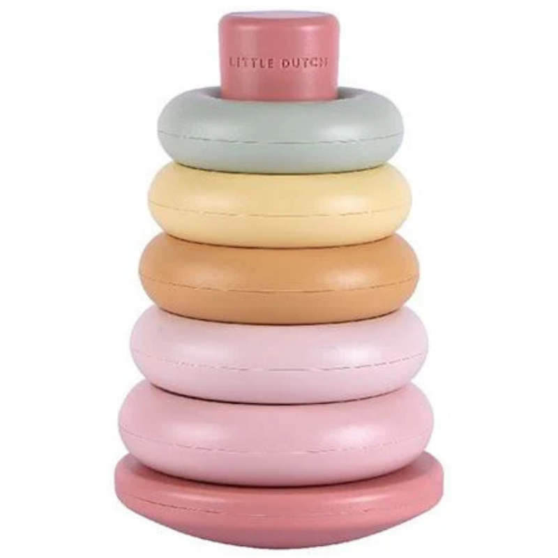 Πυραμίδα Ταξινόμησης Με Κρίκους Pink Little Dutch
