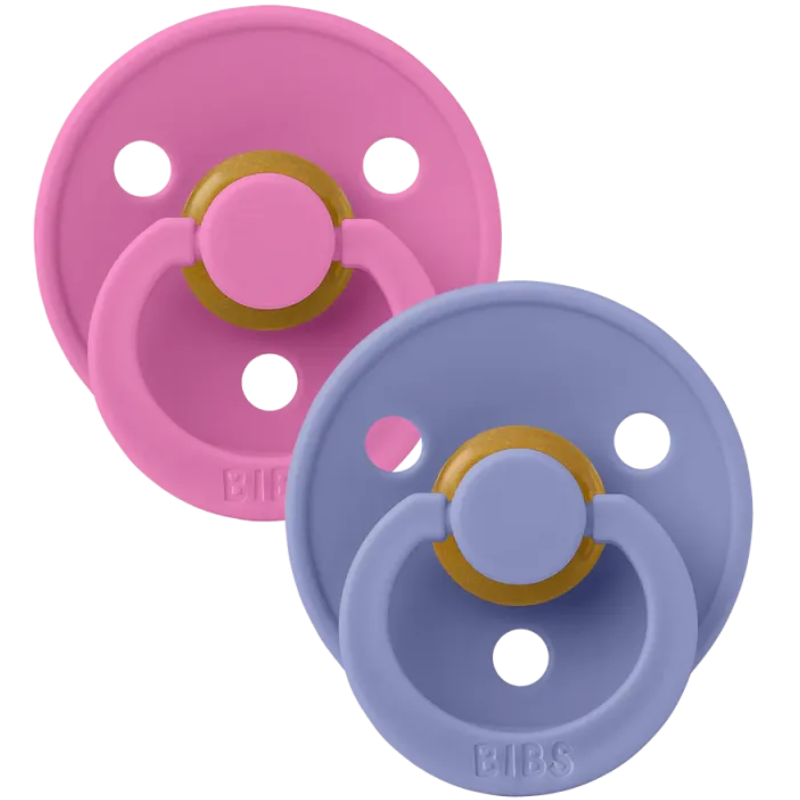 Πιπίλα Colour Latex Bubblegum/Peri 2τμχ 0-6m