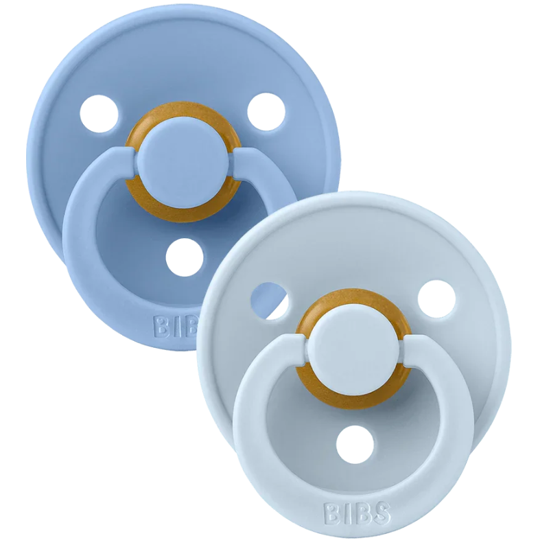 Πιπίλα Colour Latex Sky Blue/ Baby Blue 2τμχ 0-6m