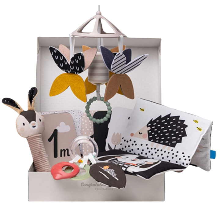 Σετ Δώρου για Νεογέννητο Black and White