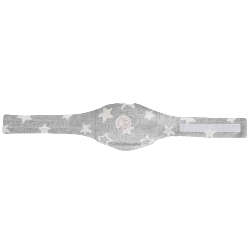 Ζώνη Ανακούφισης Κολικών με Κουκούτσια Κερασιού Stars Grey