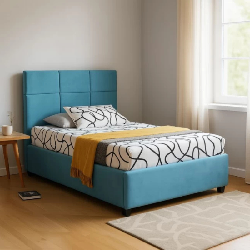 Κρεβάτι Casper Με Αποθηκευτικό Χώρο 120x200cm Blue