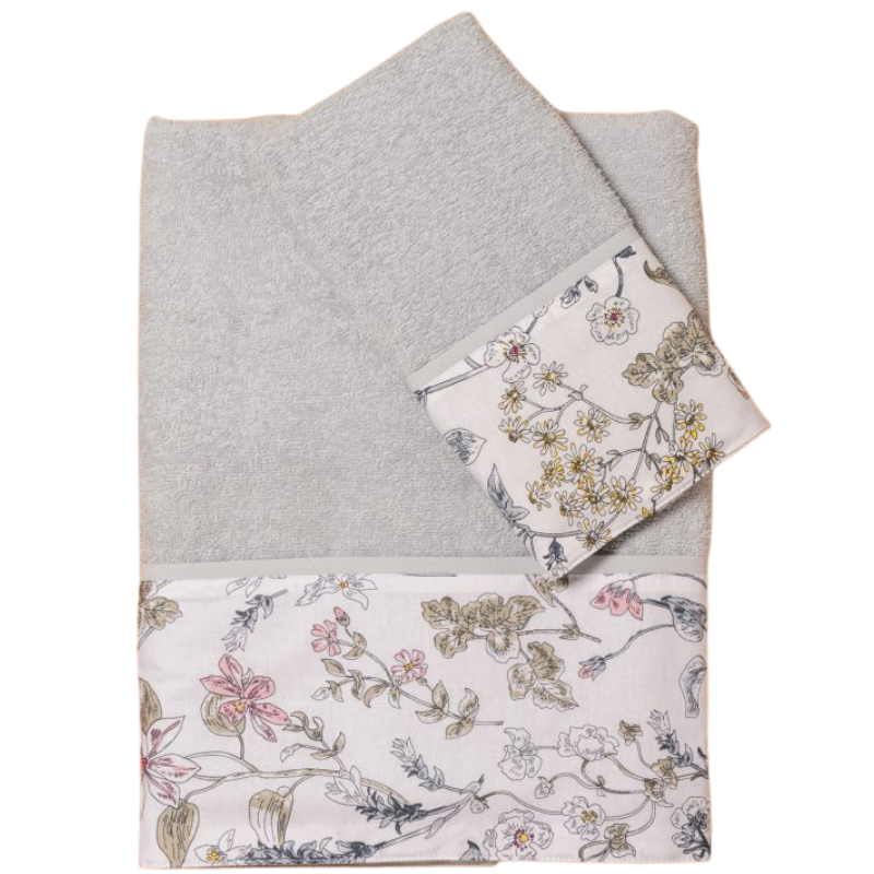 Σετ Βρεφικές Πετσέτες Flower Garden 2τμχ